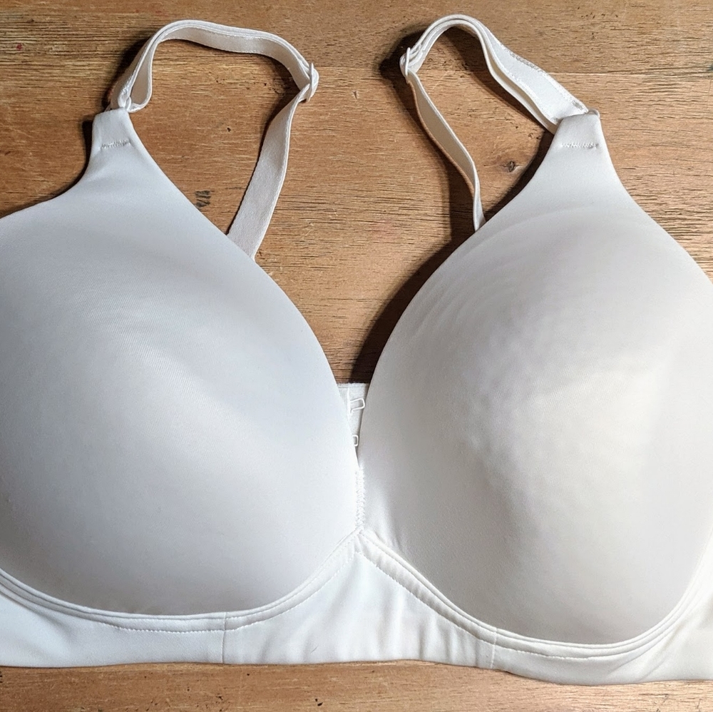 Olga 38 D bra white 36 white soft
